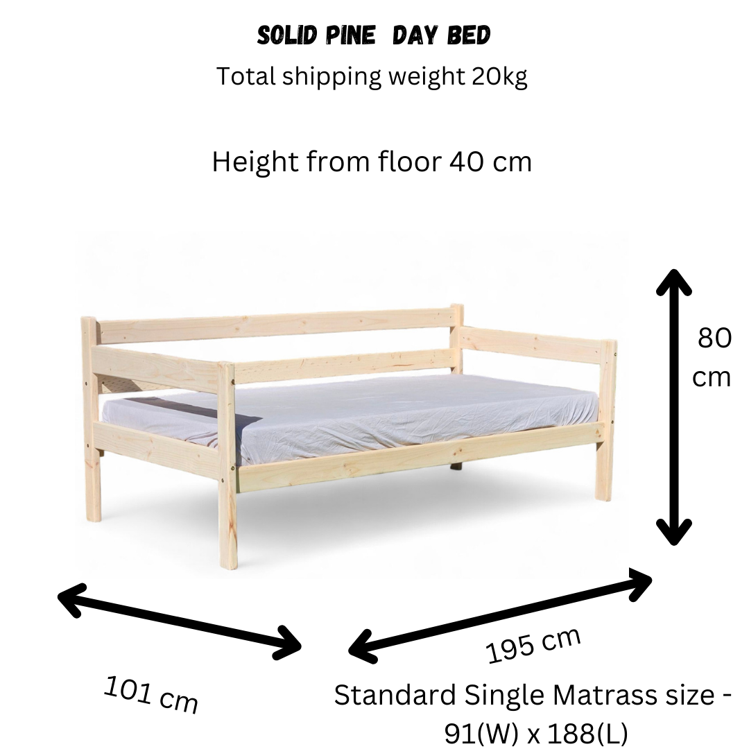 🛋️ Solid Pine Day Bed
