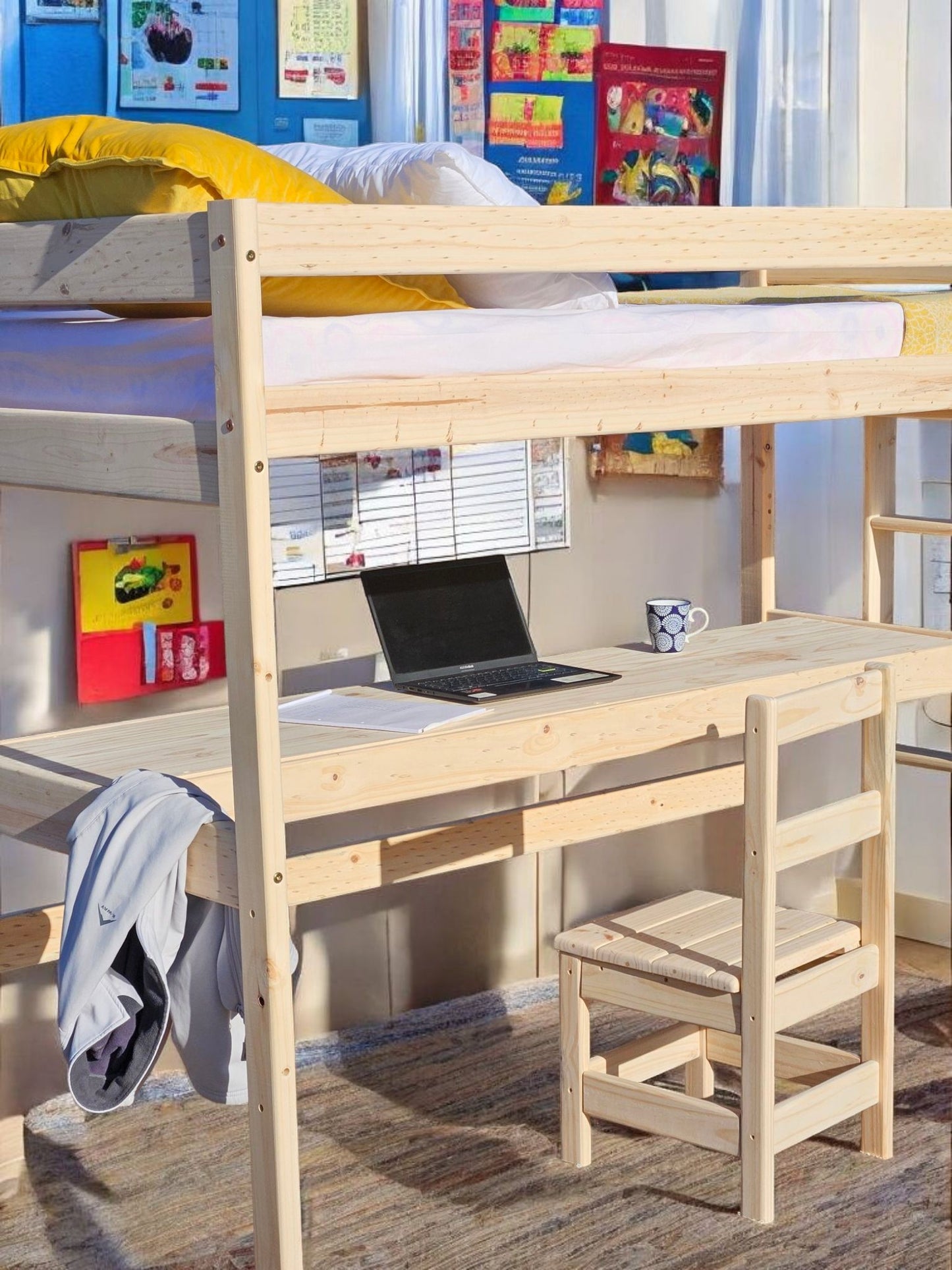 Solid Pine Loft Bed