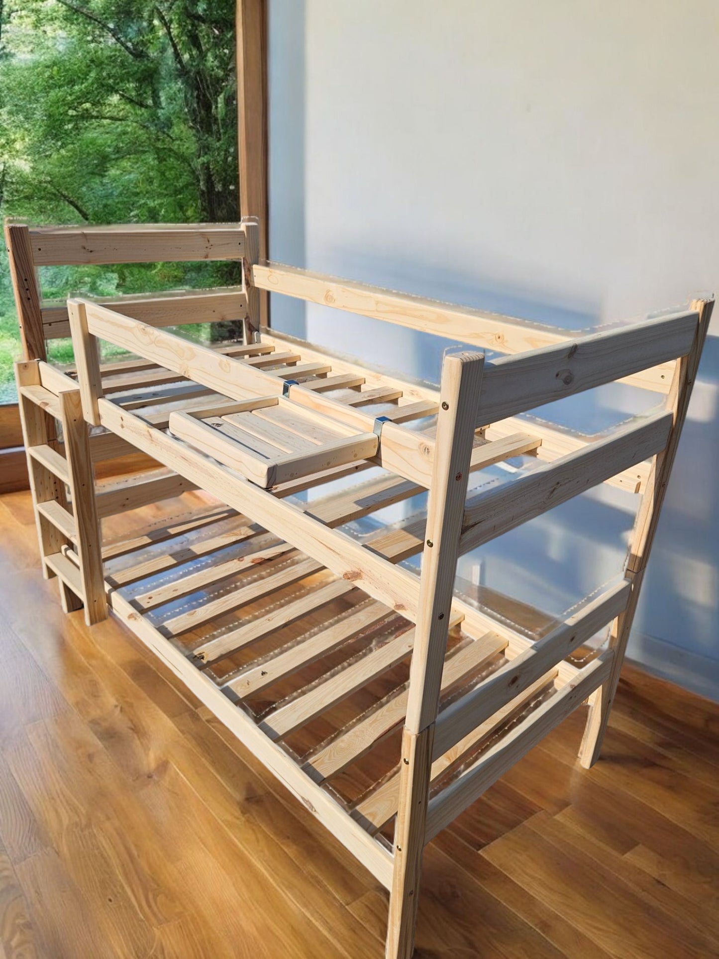 Knysna Pine Bunk Bed with Hook&Hold table