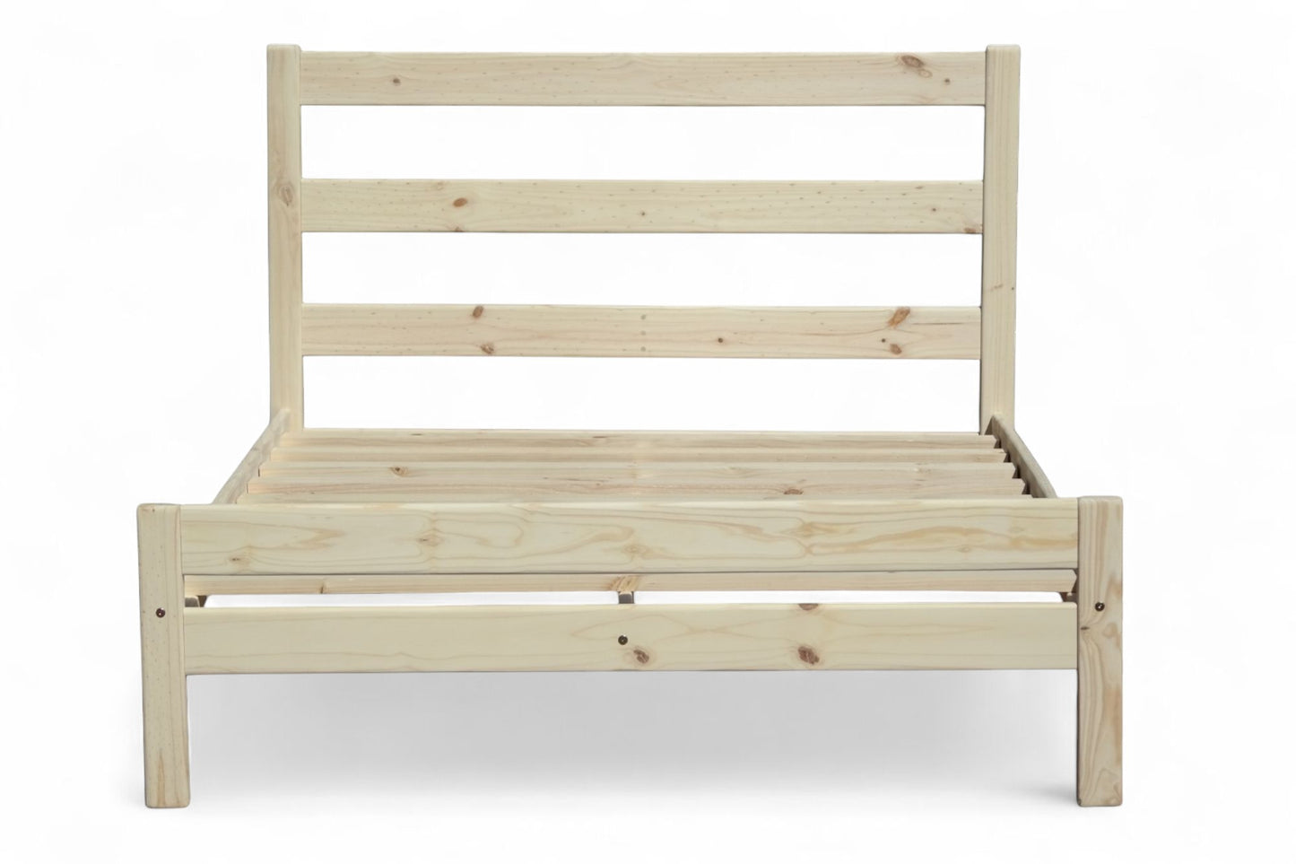 Knysna Pine Bed Base with Headboard