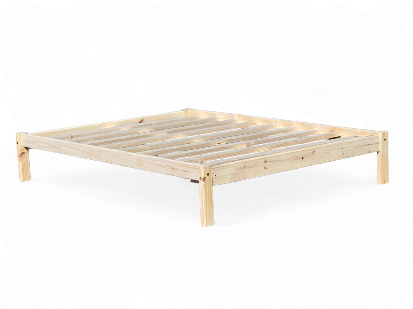 🛏️ Skala Solid Pine Bed Base