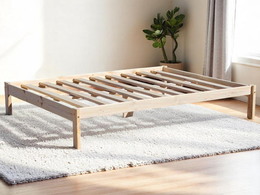 🛏️ NEW Skala Solid Pine Bed Base