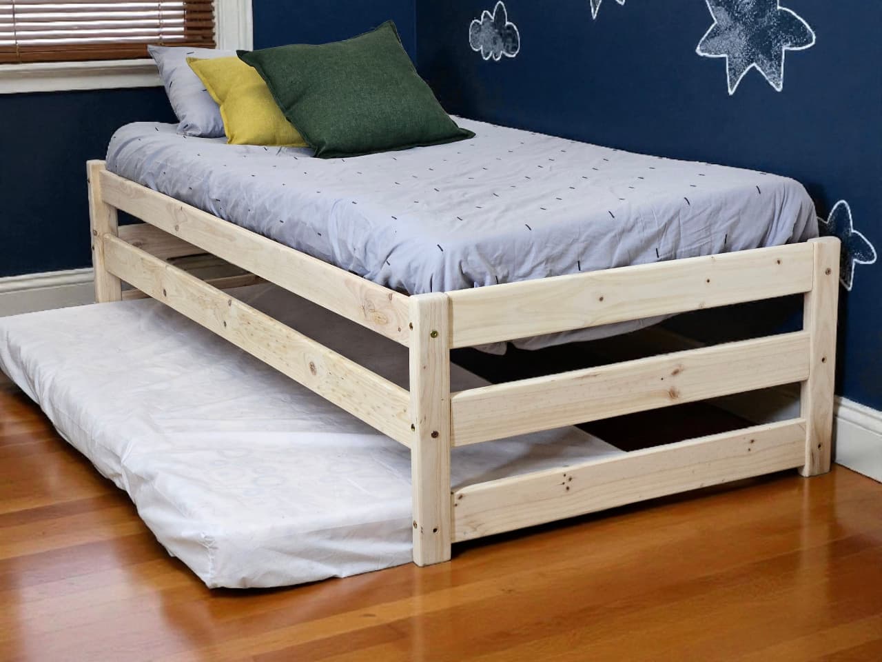 3 in 1 Solid Pine Toddler Bed 👶🛏️