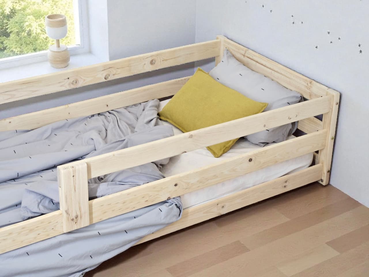 3 in 1 Solid Pine Toddler Bed 👶🛏️