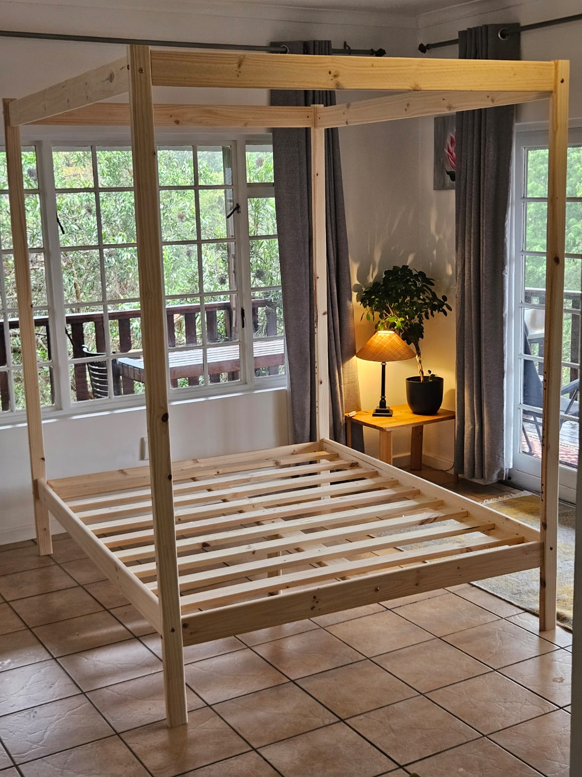 Talo 4 Poster Solid Pine Bed 🪵🛌