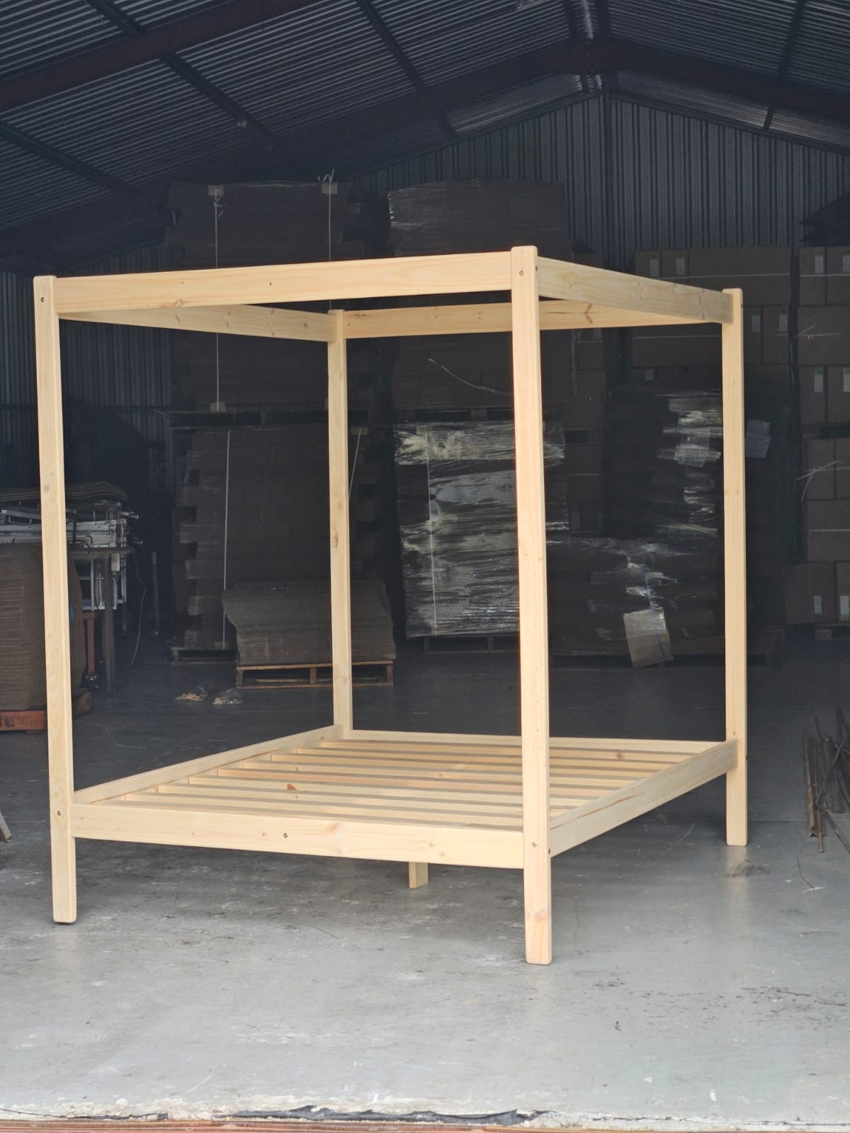 Talo 4 Poster Solid Pine Bed 🪵🛌
