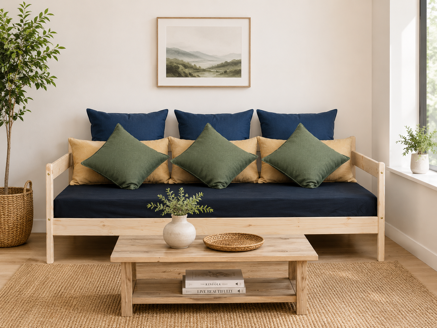 🛋️ Solid Pine Day Bed