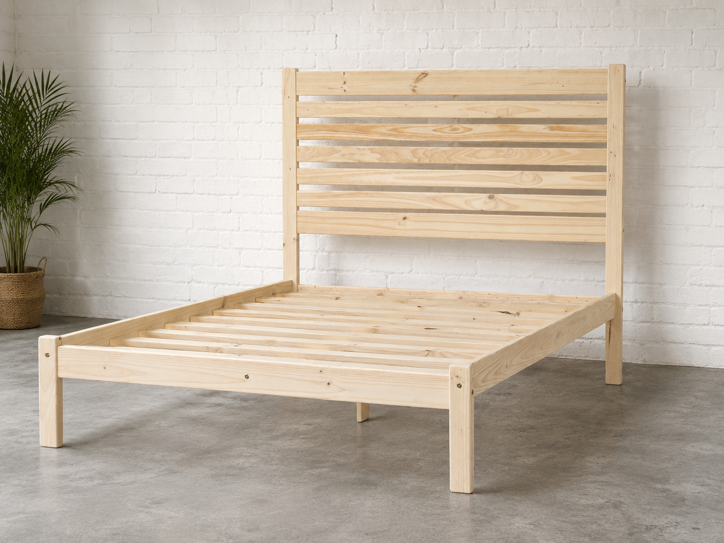 Niva Bed Base & Headboard