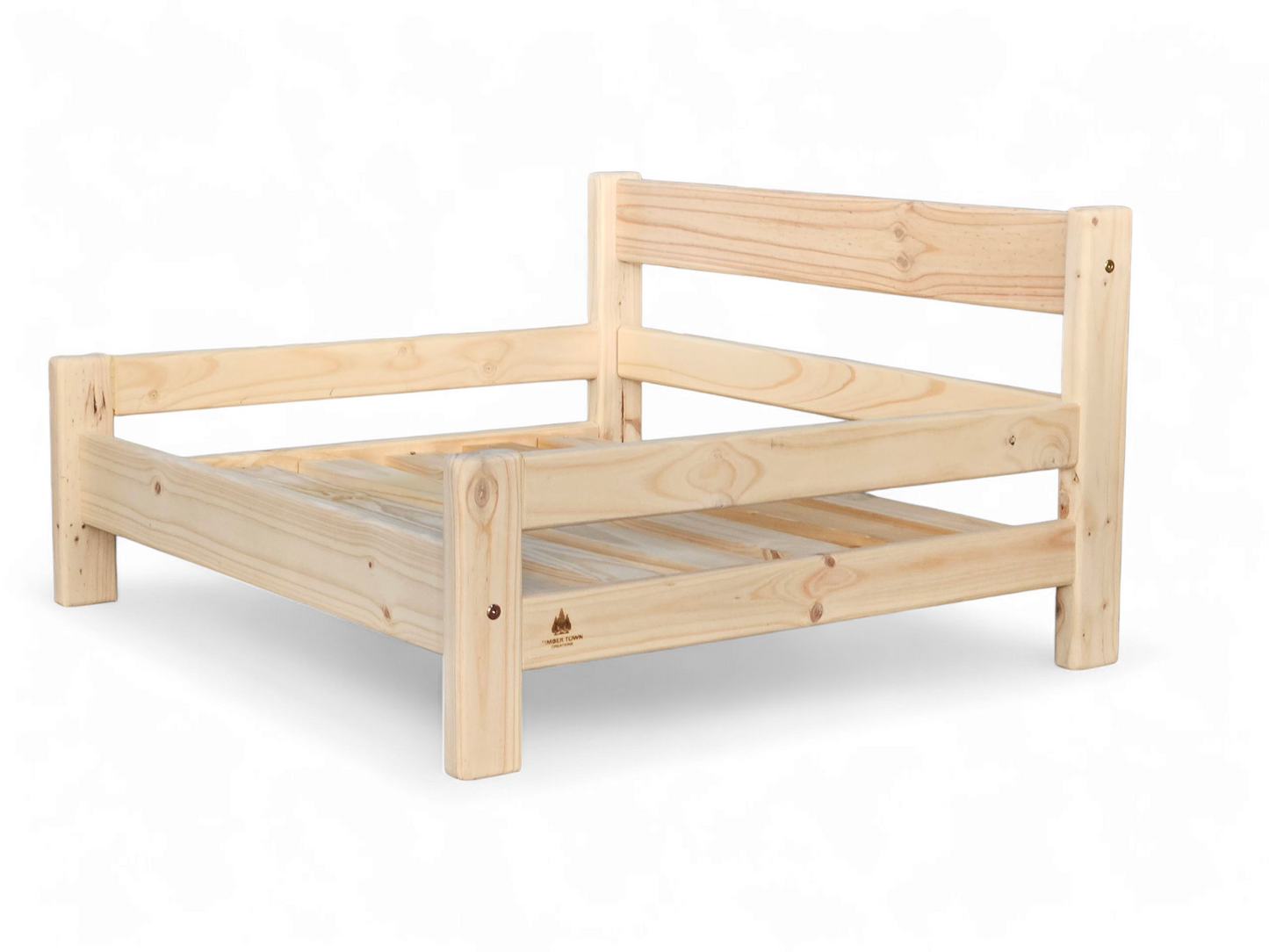 Timber Town Solid Pine Doggy Day Bed 🐾
