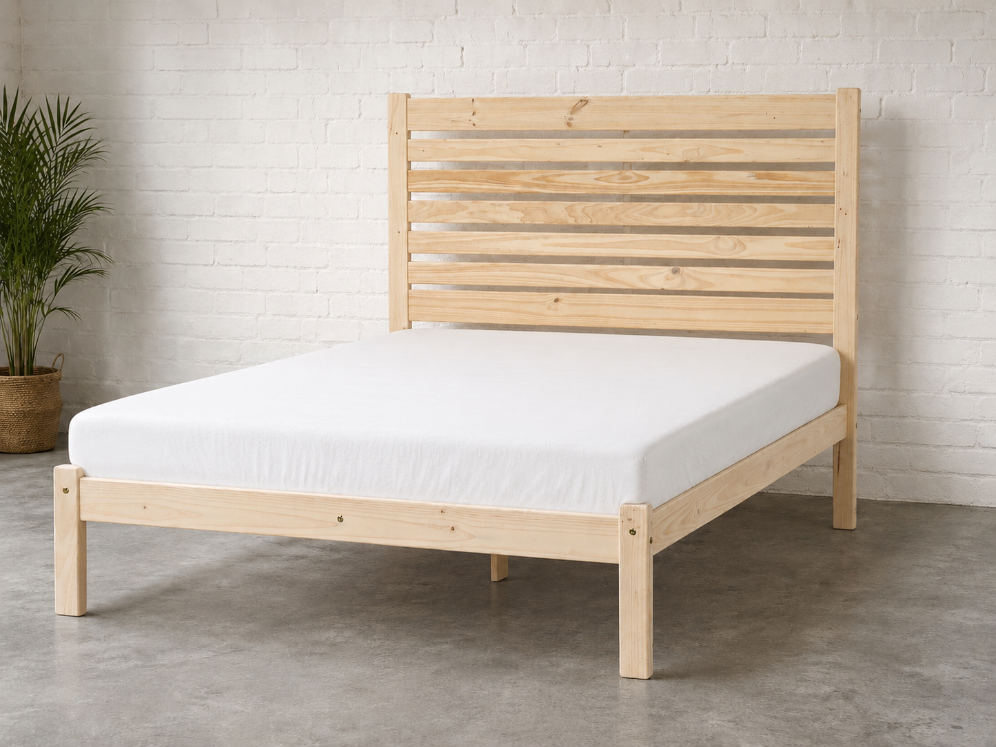 Niva Bed Base & Headboard