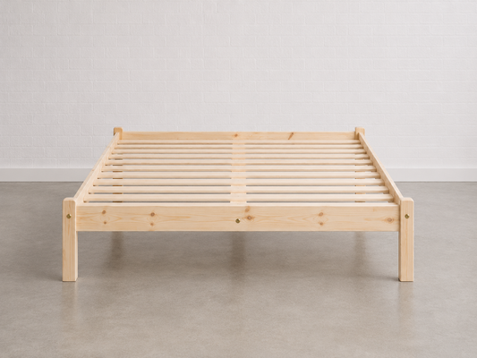 🛏️ Skala Solid Pine Bed Base