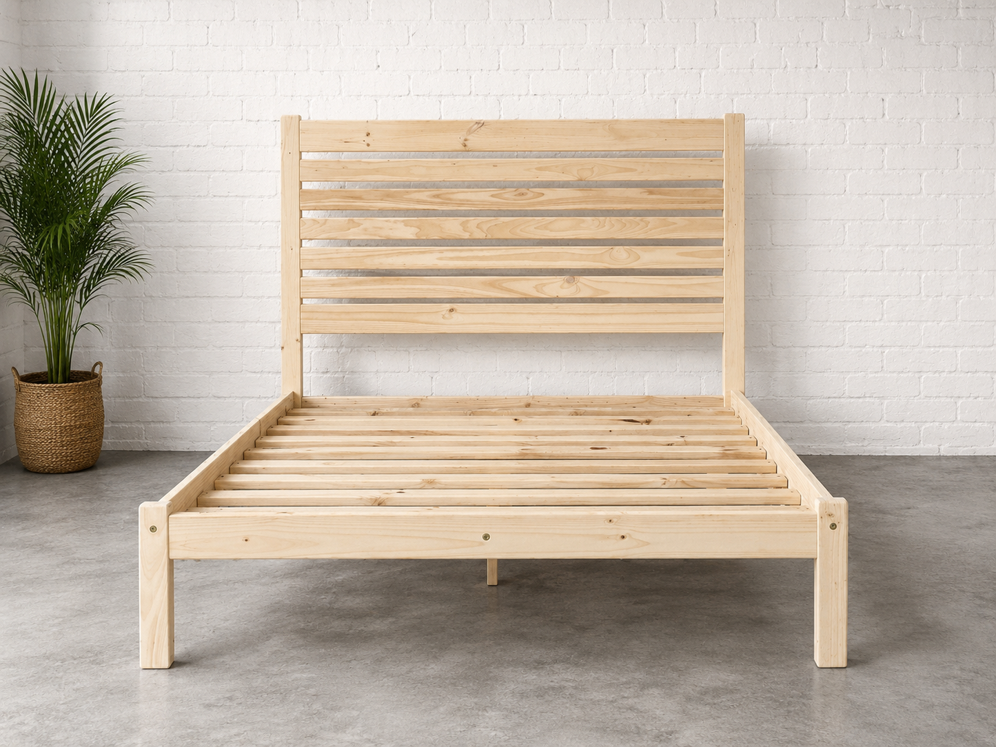Niva Bed Base & Headboard