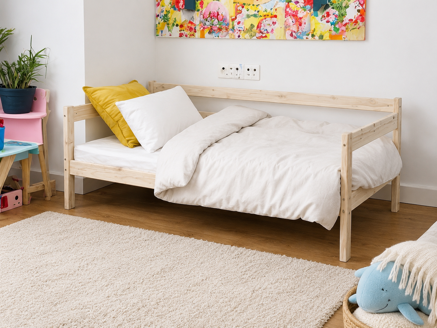 🛋️ Solid Pine Day Bed