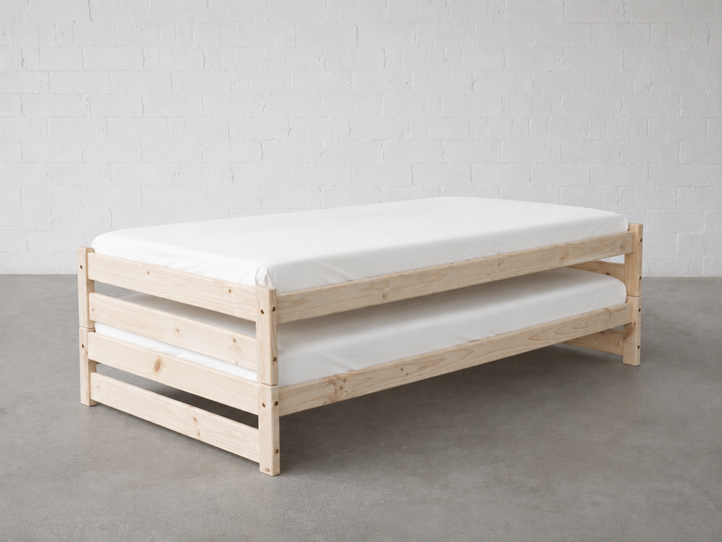 🛏️ Knysna Pine Stack Beds (Set of 2)