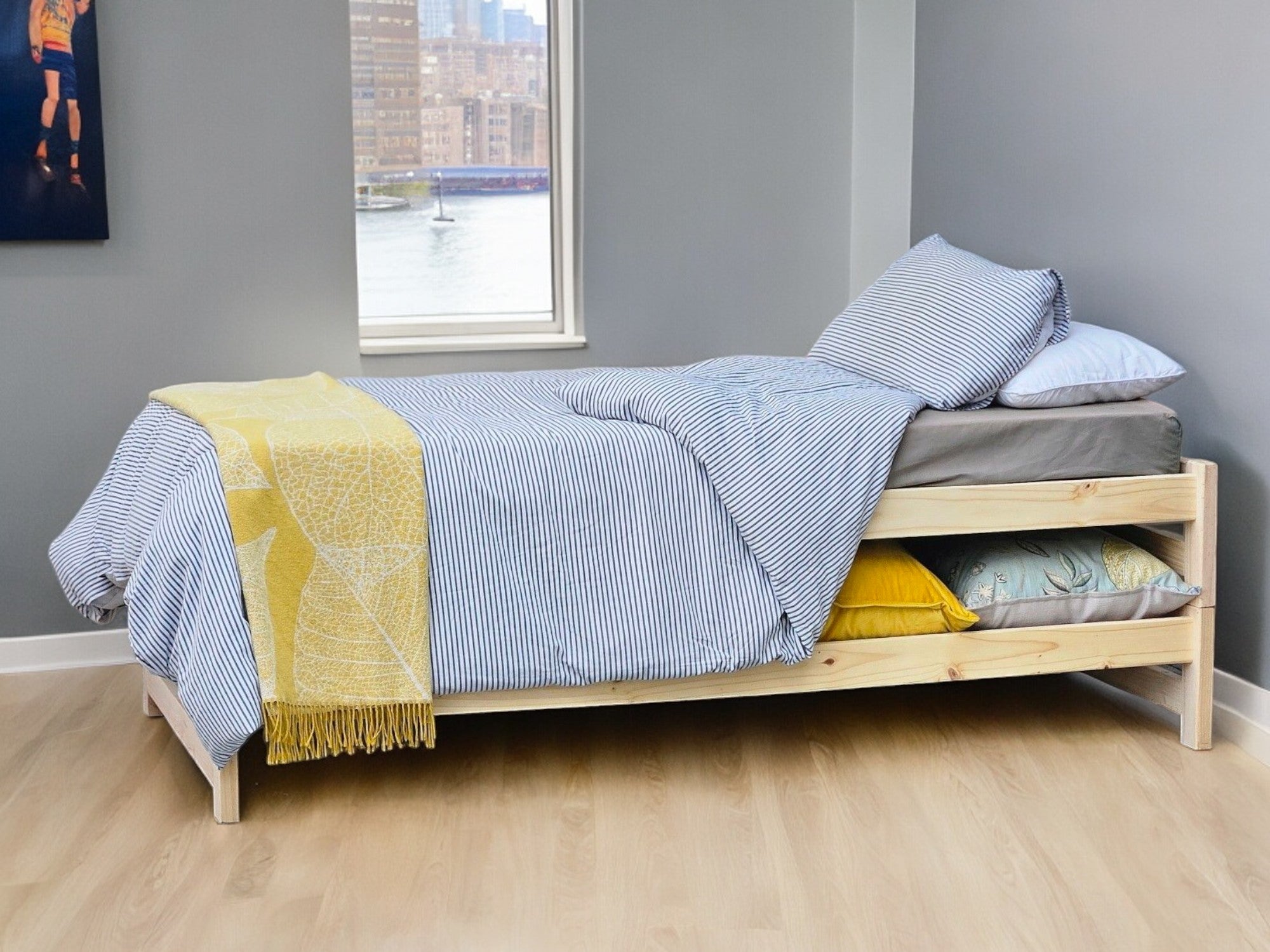 🛏️ Knysna Pine Stack Beds (Set of 2) – Timber Town Knysna